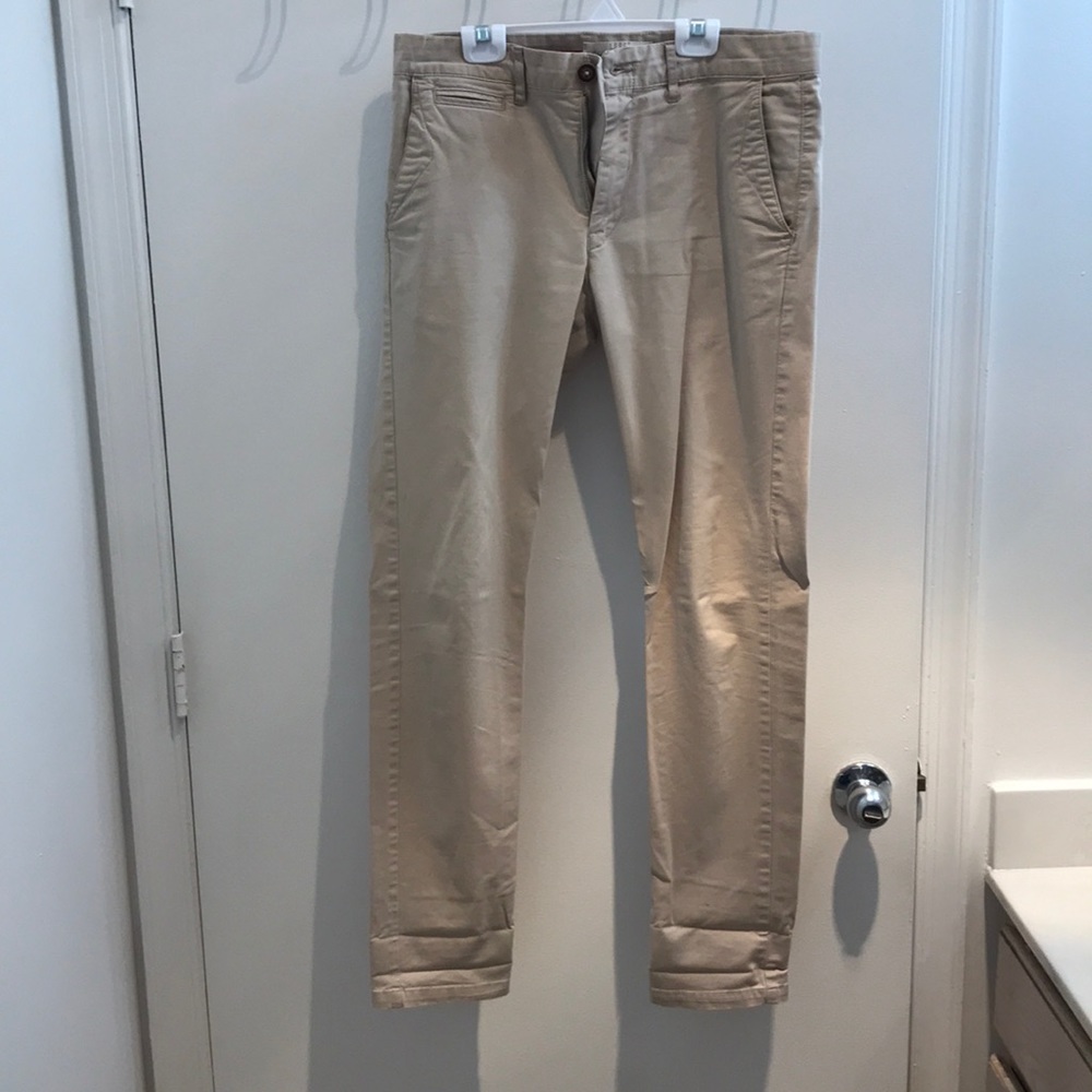 Men’s khaki chinos, 32W, H&M